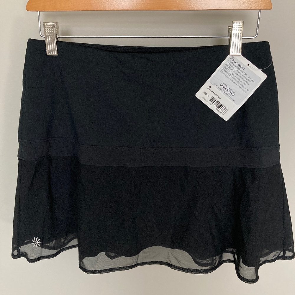New Athleta Upbeat Skort Small (S) Black
